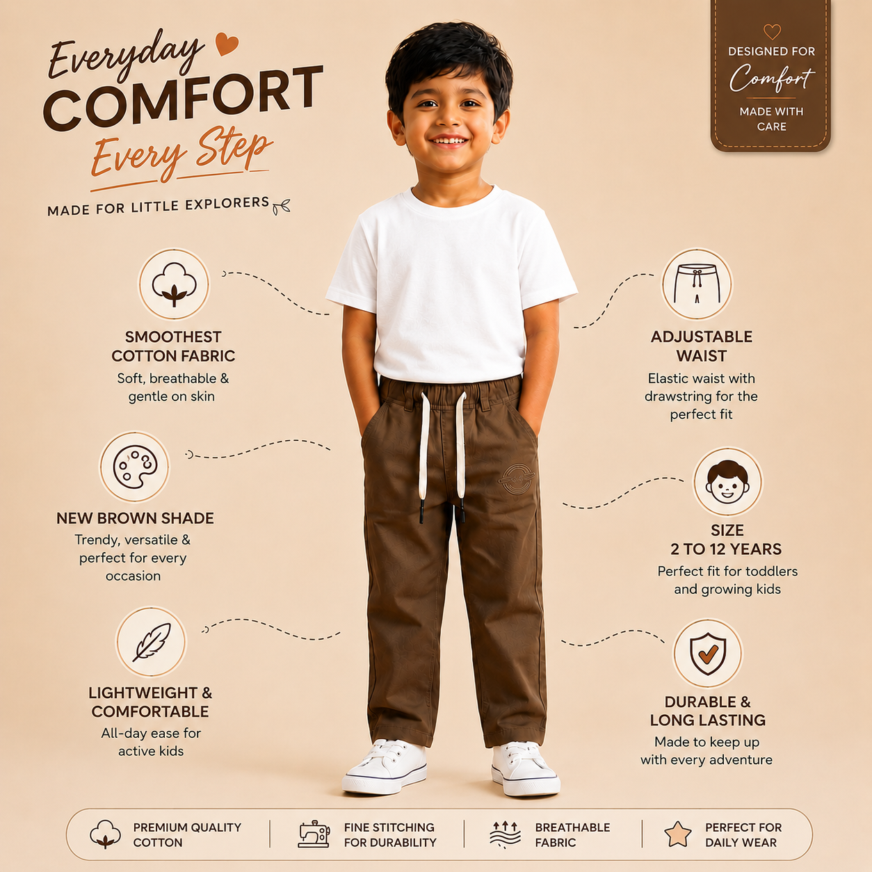 Premium Brown Shade Bottom