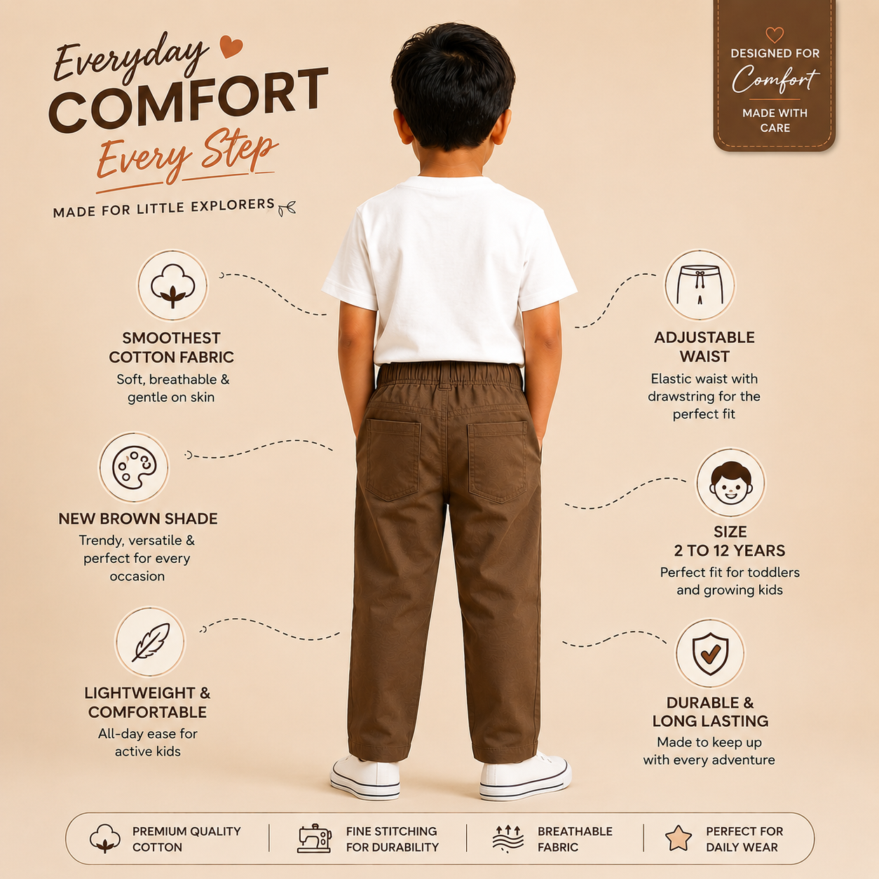 Premium Brown Shade Bottom