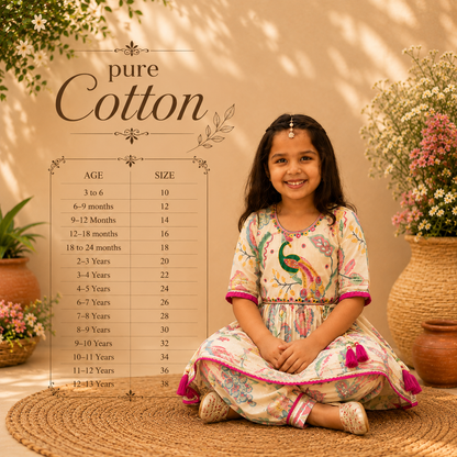 Pure Cotton Ethnicwear - peacock Trend