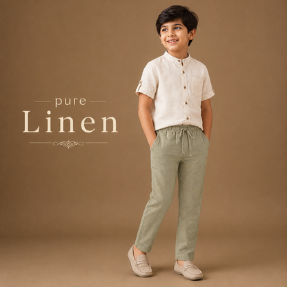 Pure Linen - Beige shade Bottom