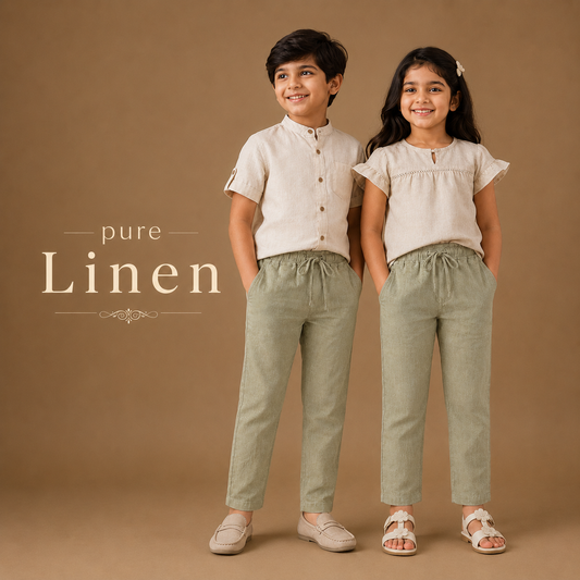 Pure Linen - Beige shade Bottom