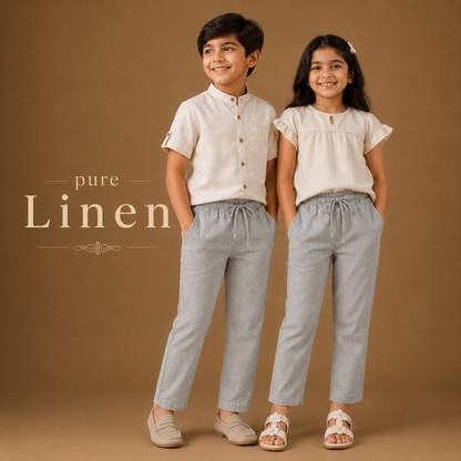 Pure Linen - Grey shade Bottom
