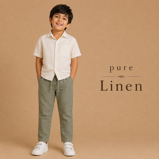 Pure Linen - Khadi shade Bottom