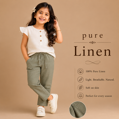 Pure Linen - Khadi shade Bottom