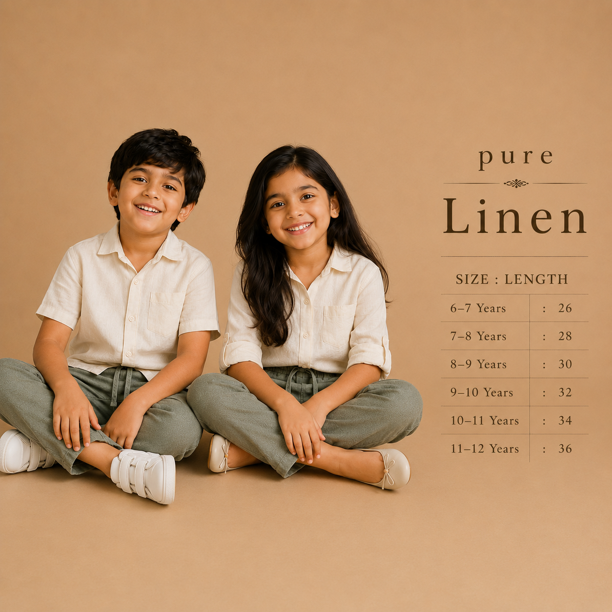 Pure Linen - Khadi shade Bottom
