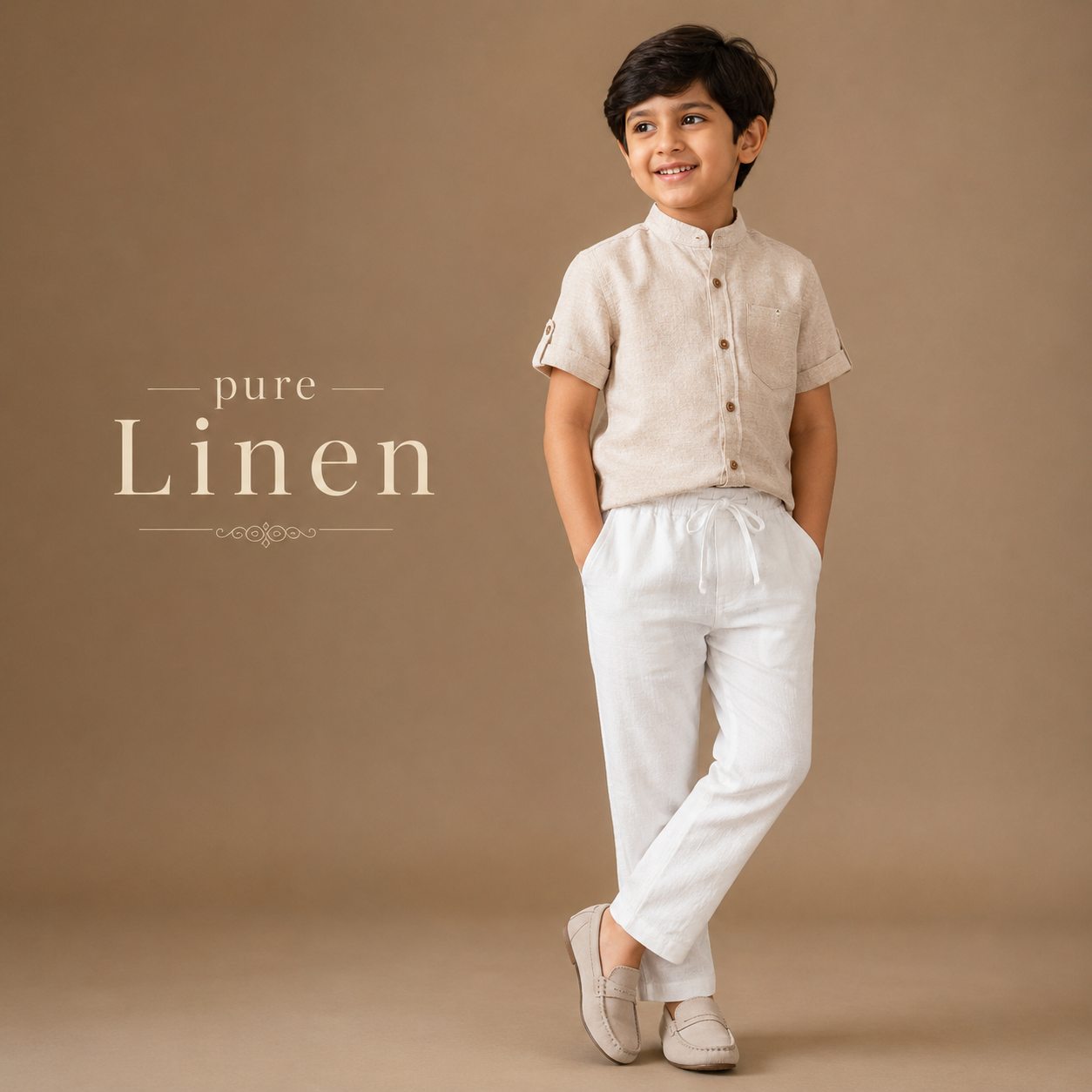 Pure Linen - White Bottom