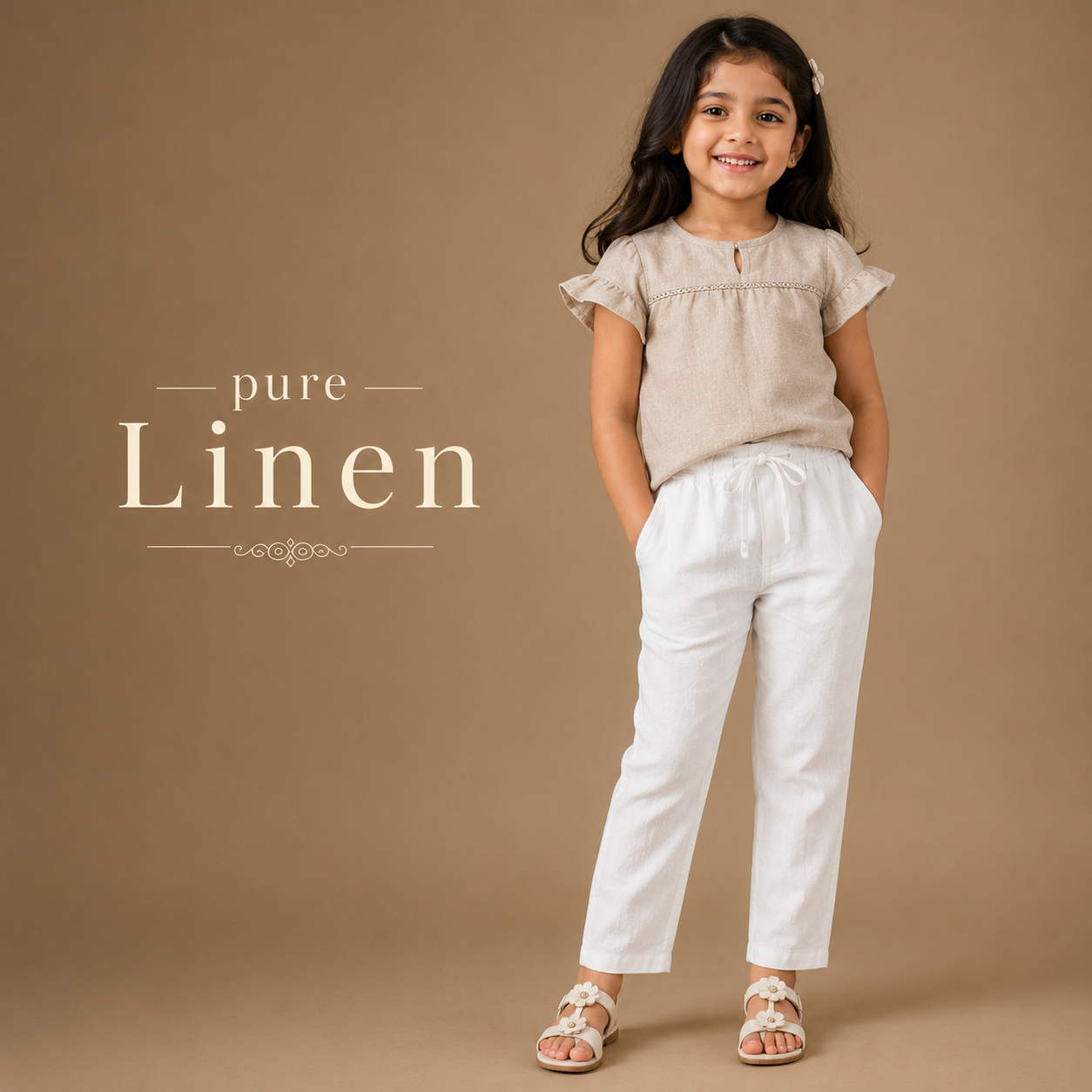 Pure Linen - White Bottom