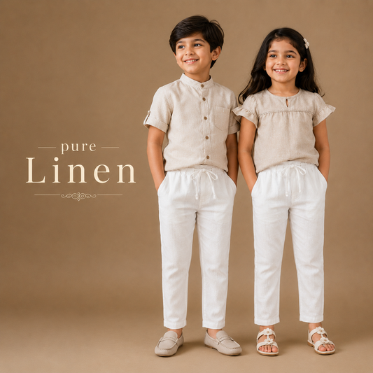 Pure Linen - White Bottom