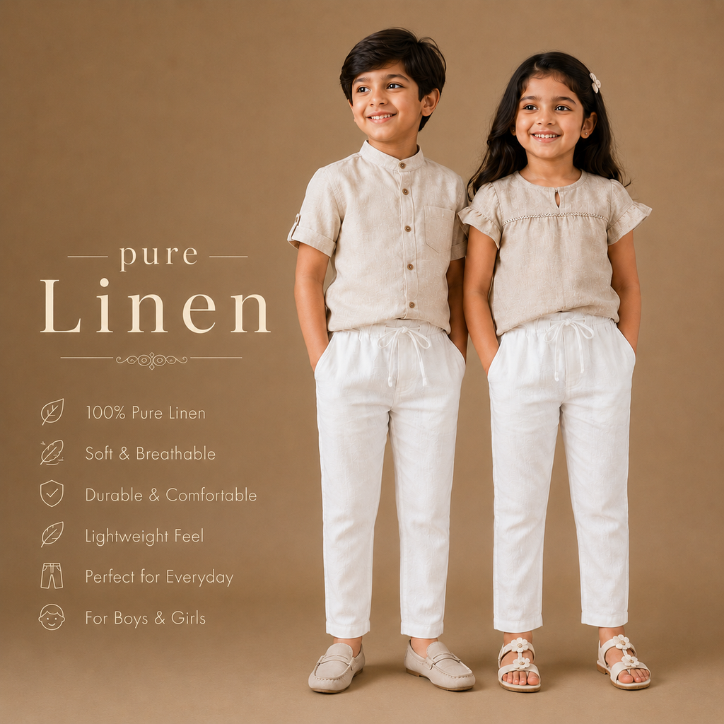 Pure Linen - White Bottom