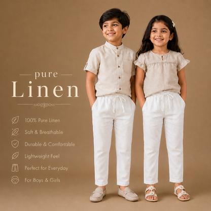Pure Linen - White Bottom
