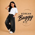 Baggy Faded Black Bottom