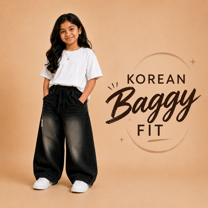 Baggy Faded Black Bottom