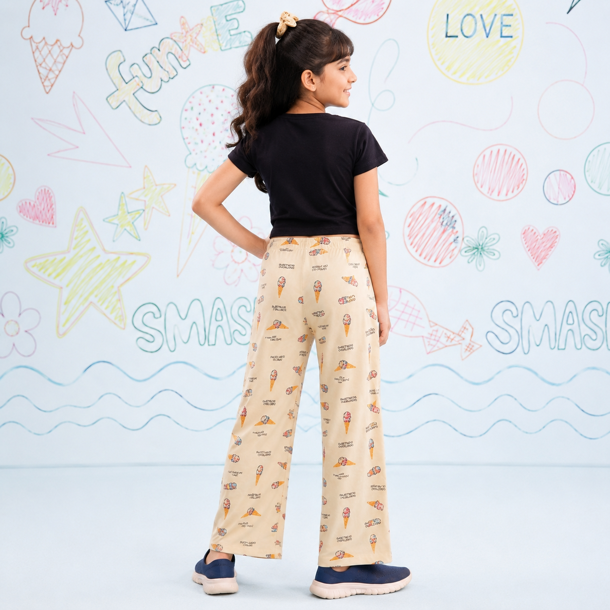 Plazo style - Cream Pajama's