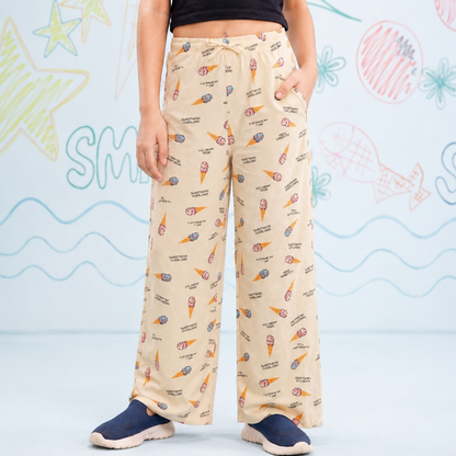 Plazo style - Cream Pajama's