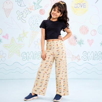 Plazo style - Cream Pajama's
