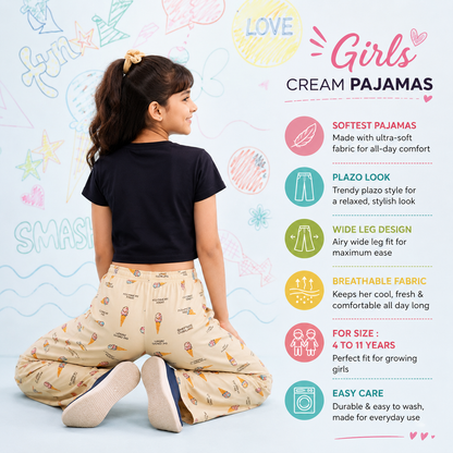 Plazo style - Cream Pajama's