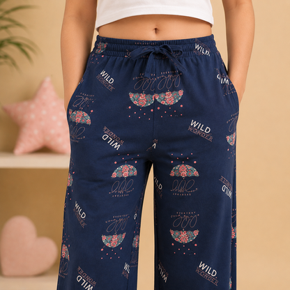 Plazo style - Navy Pajama's Bottom