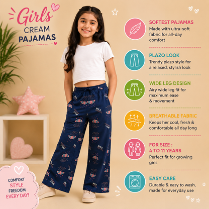 Plazo style - Navy Pajama's Bottom