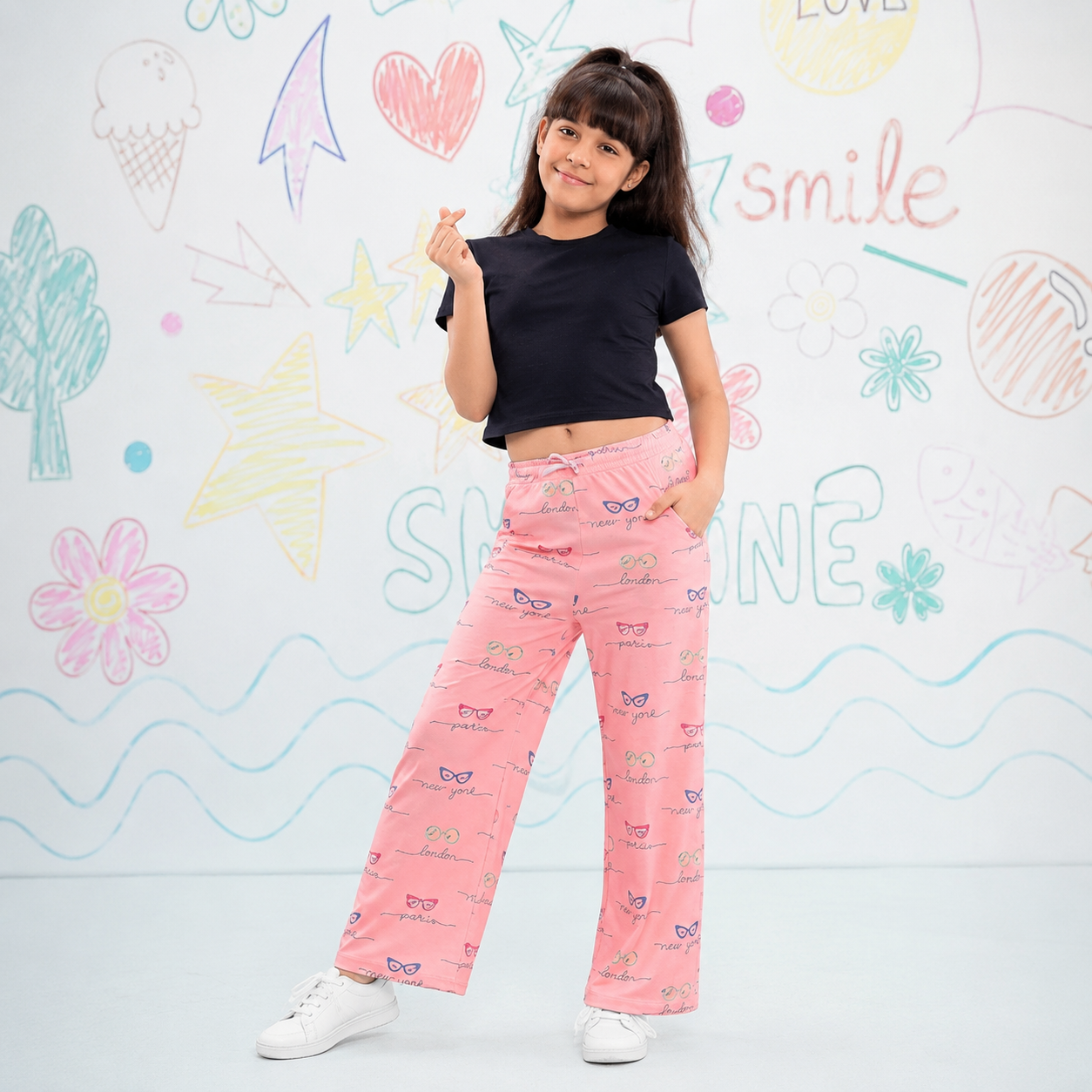 Plazo style - Peach Pajama's