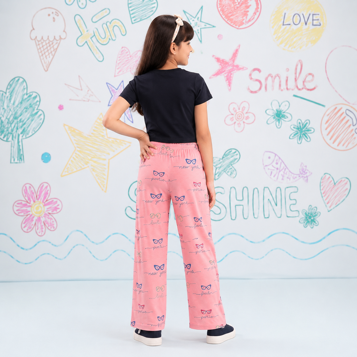 Plazo style - Peach Pajama's