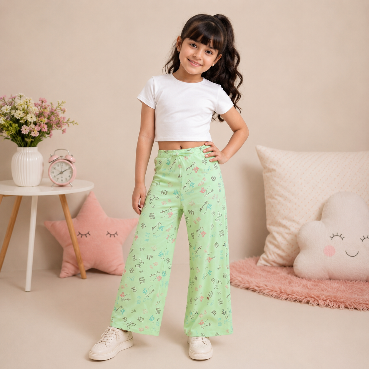 Plazo style - Pista Pajama's Bottom