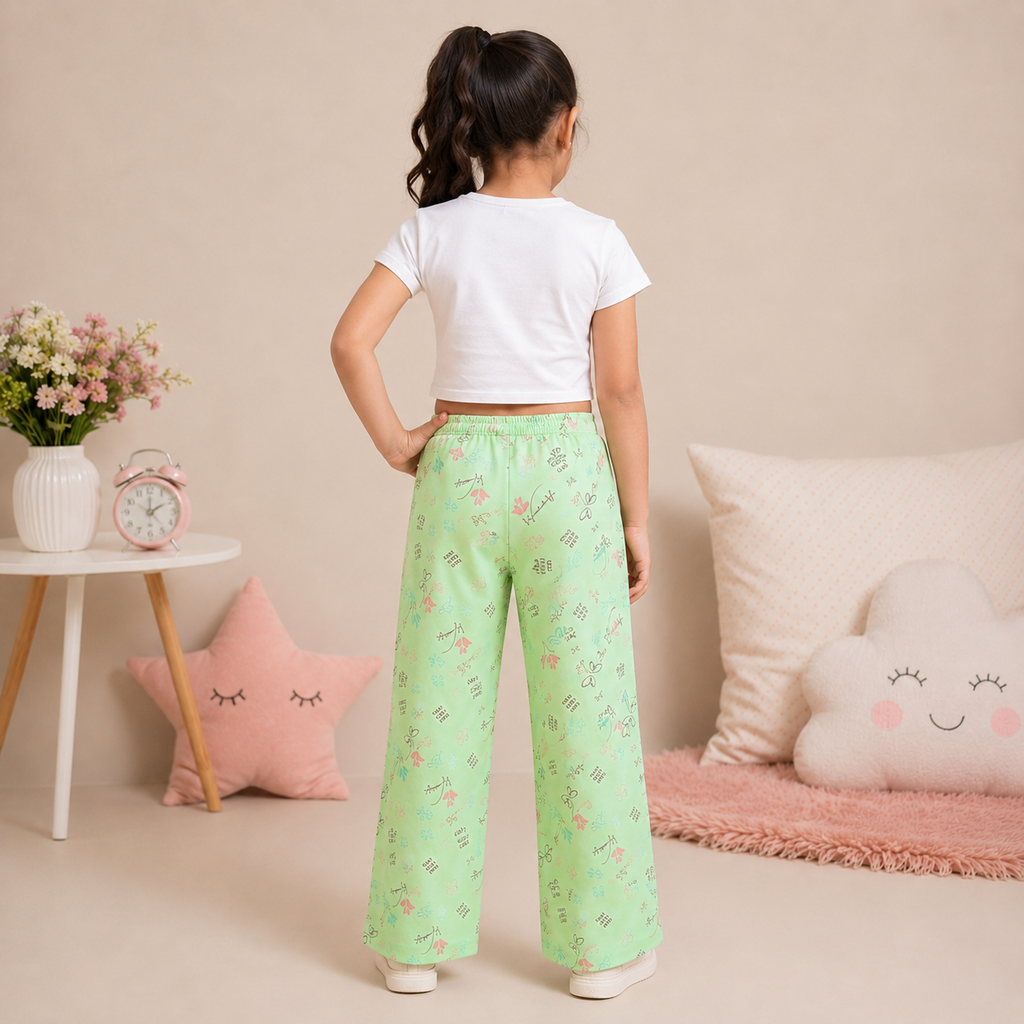 Plazo style - Pista Pajama's Bottom
