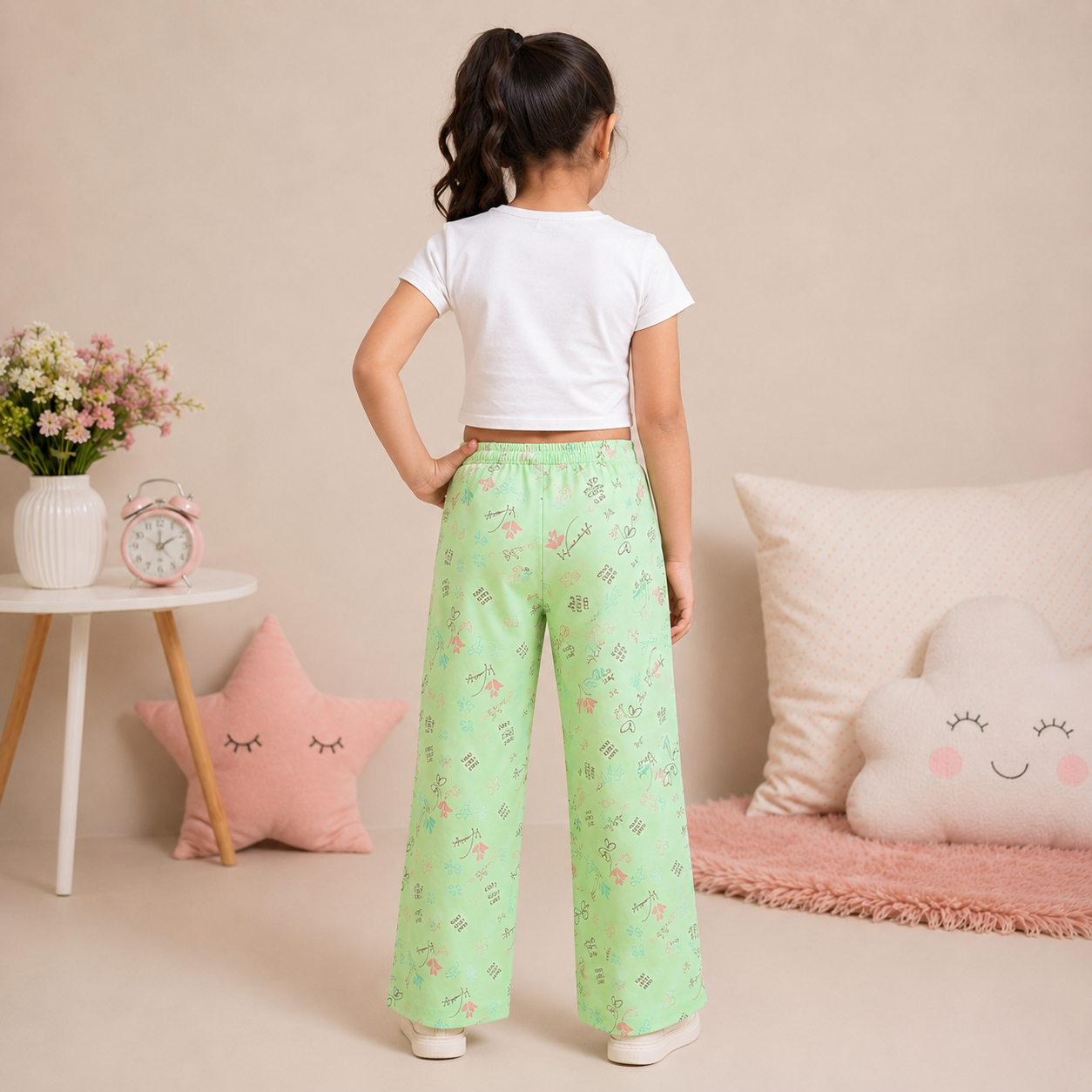Plazo style - Pista Pajama's Bottom
