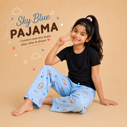 Plazo style - Sky Pajama's