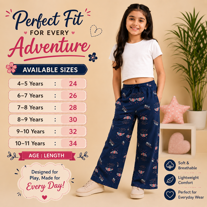 Plazo style - Navy Pajama's Bottom