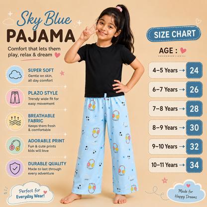 Plazo style - Sky Pajama's
