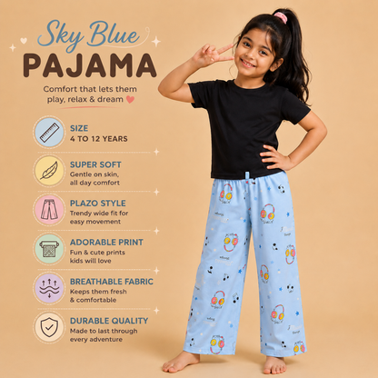 Plazo style - Sky Pajama's