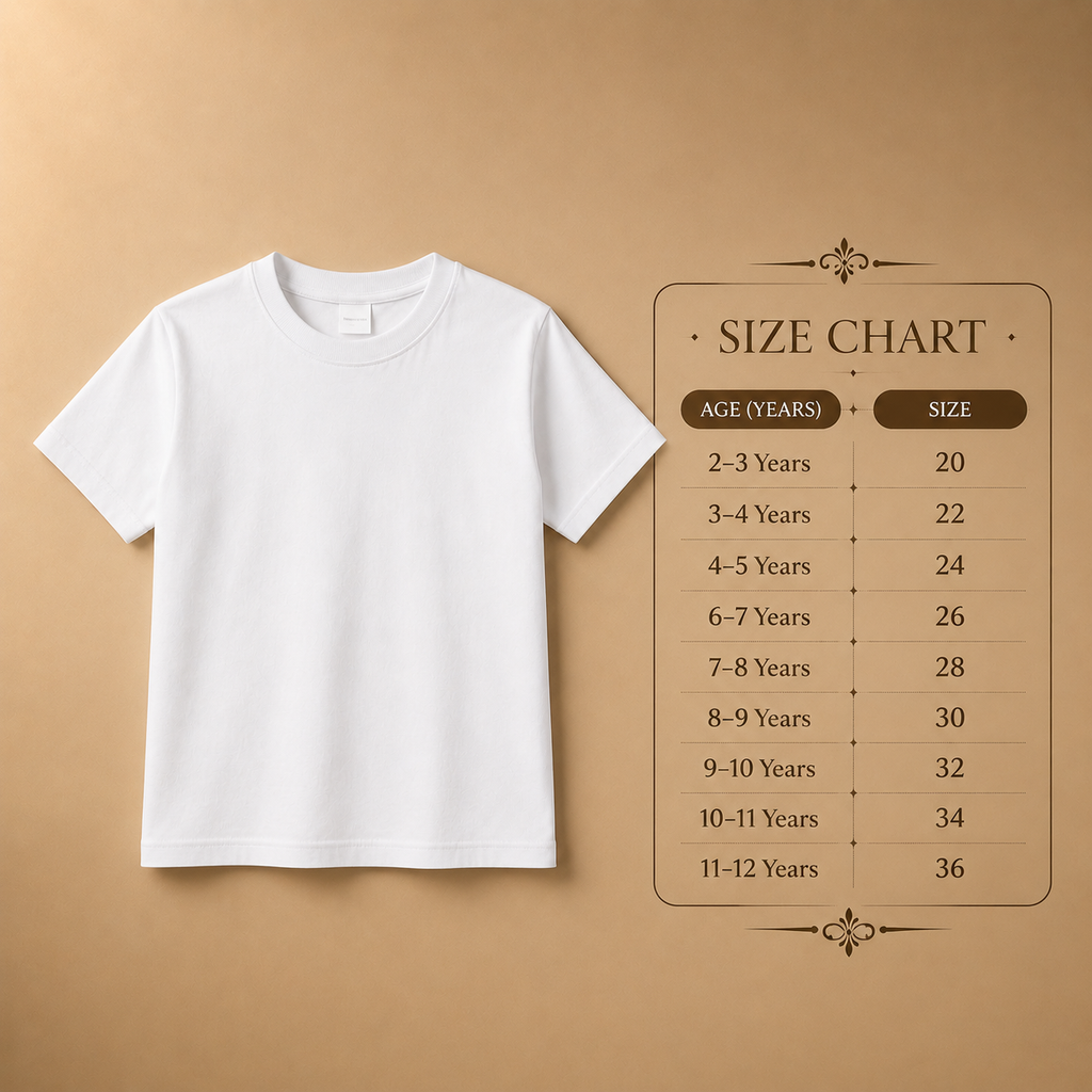 Plain White / Black Cotton Tshirts