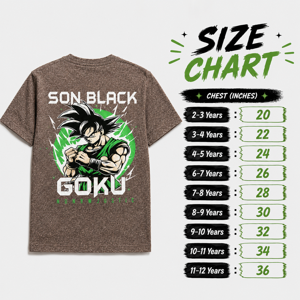 Dragonball Z Goku - Brown Anime Tshirt
