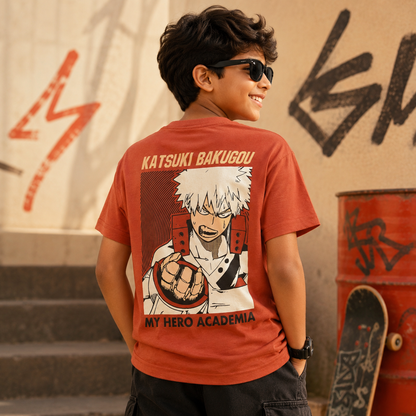 Katsuki - Anime Backprint tshirt