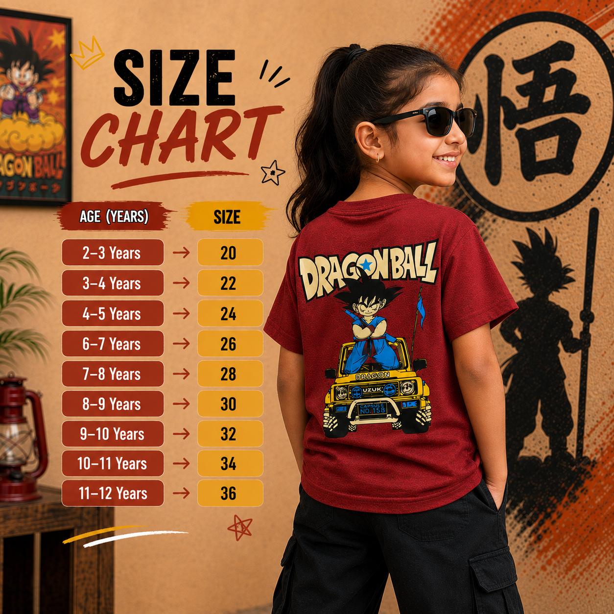 Dragon Ball Z Anime T-Shirt - Backprint