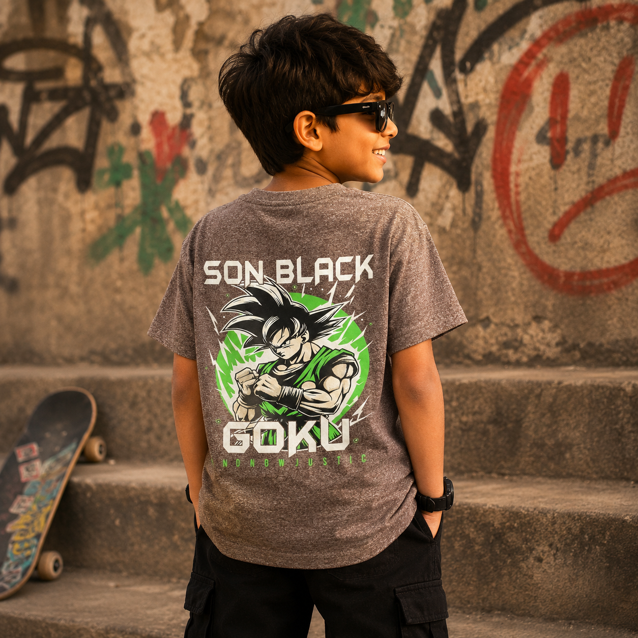 Dragonball Z Goku - Brown Anime Tshirt