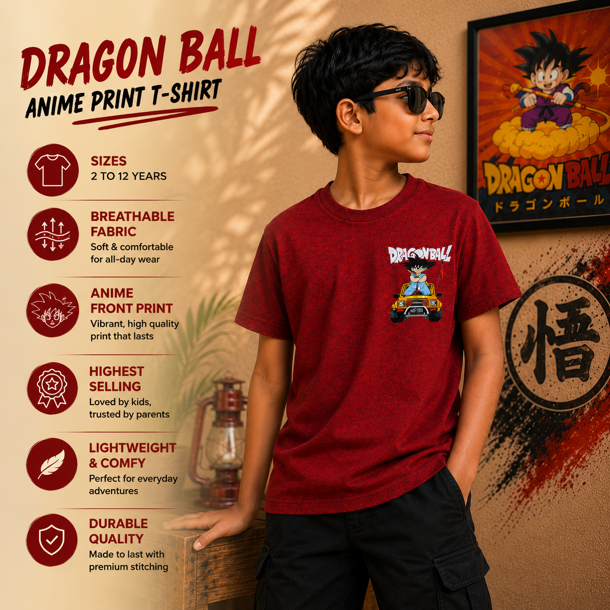 Dragon Ball Z Anime T-Shirt - Backprint