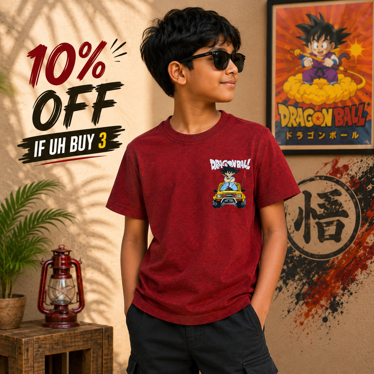 Dragon Ball Z Anime T-Shirt - Backprint