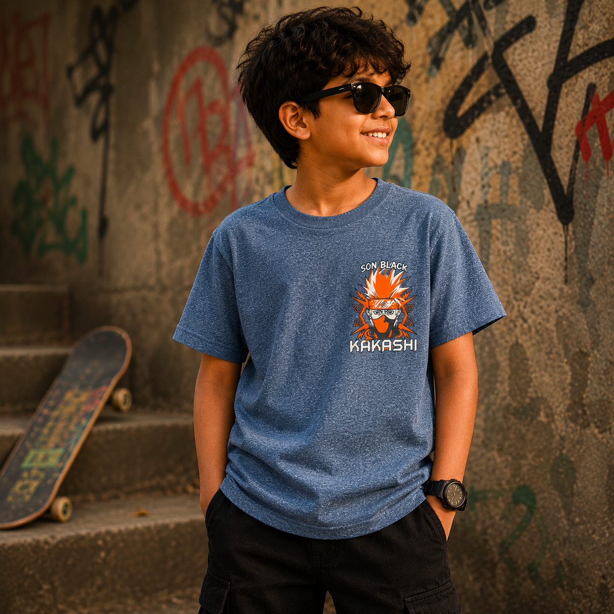 Kakashi sensei - Backprint Tshirt