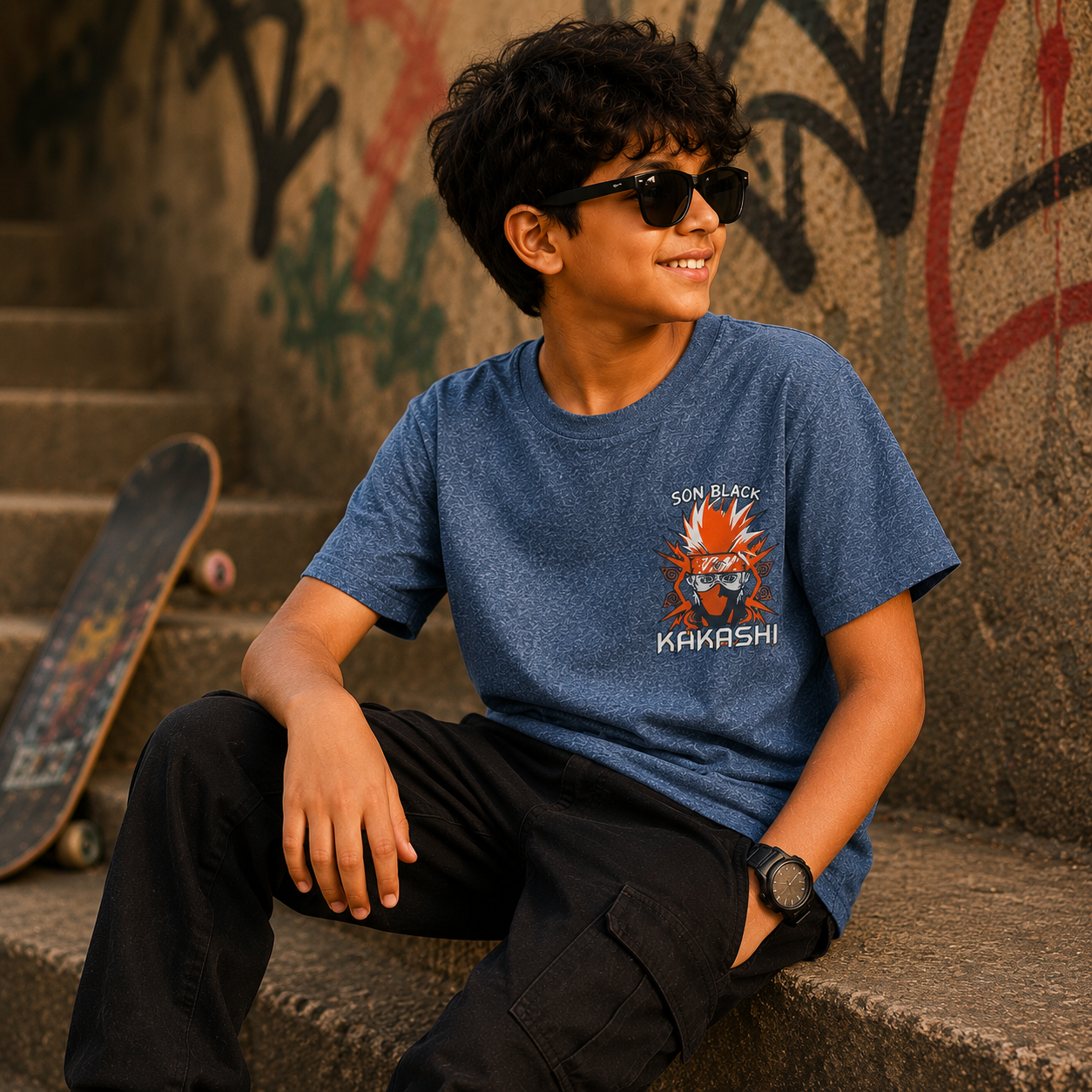 Kakashi sensei - Backprint Tshirt