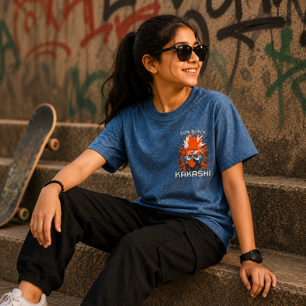 Kakashi sensei - Backprint Tshirt