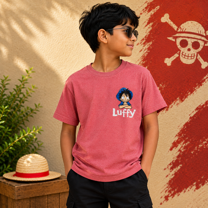 Monkey D Luffy Anime - Backprint Tshirt