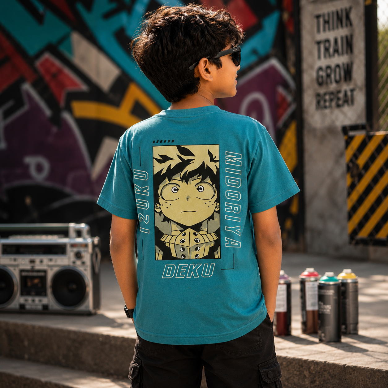 Midoriya Deku Backprint Tshirt