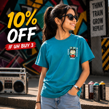 Midoriya Deku Backprint Tshirt